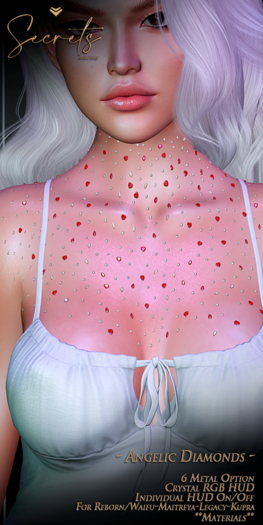 - Secrets - Angelic Diamonds Body - Silver - Boxed -