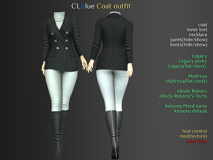 CLBlue-Coat outfit