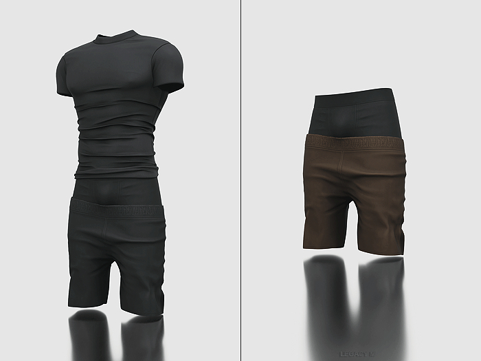 Poppin. Stef Shorts (Brown)