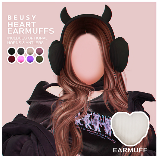 Beusy: Heart Earmuffs / Fatpack
