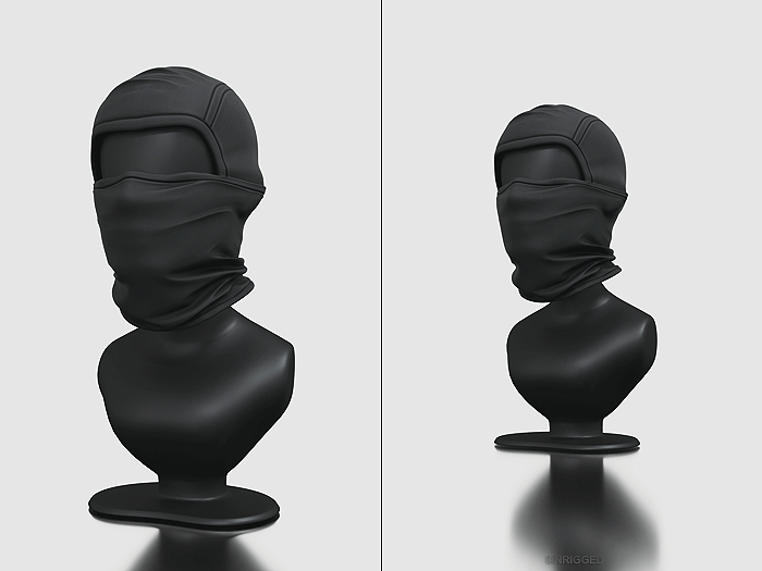 Poppin. Luki Balaclava (Black)