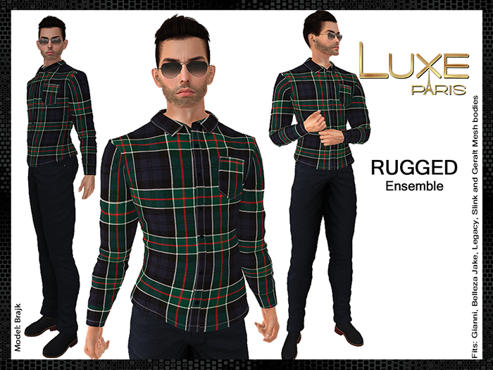 LUXE Paris RUGGED Mens Ensemble