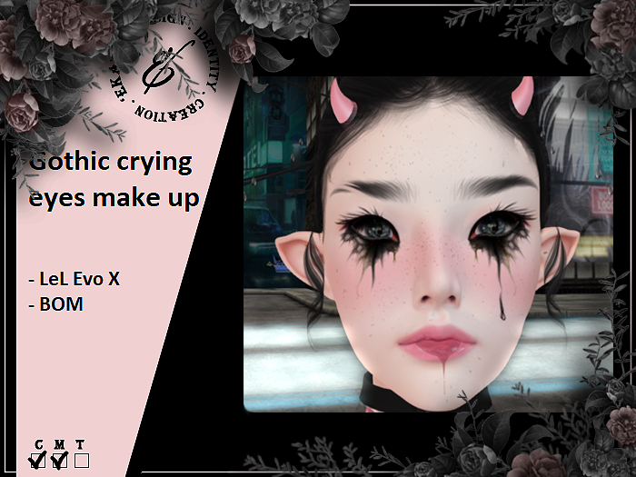 gothic crying eyes