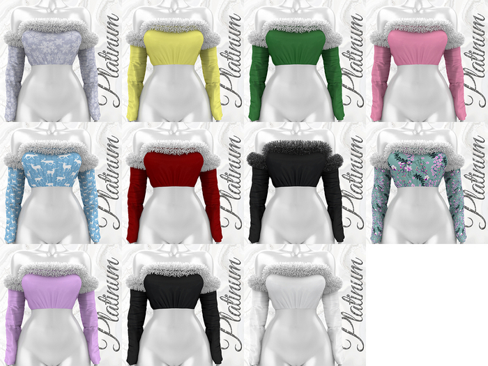 FATPACK Platinum Fur Top