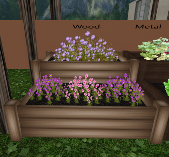 2 Tier Planter Mesh V2.0 Wood