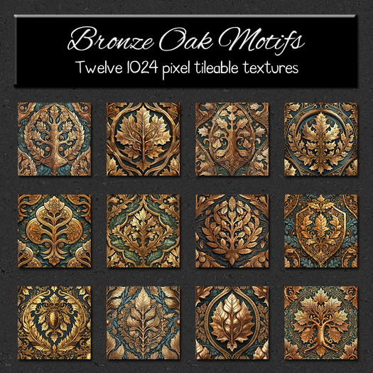 *Wallflowers* Bronze Oak Motifs