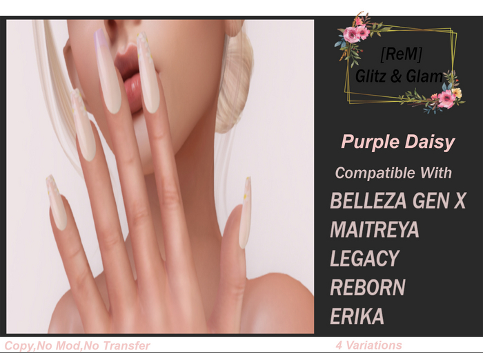 [ReM] Daisy Purple Tip