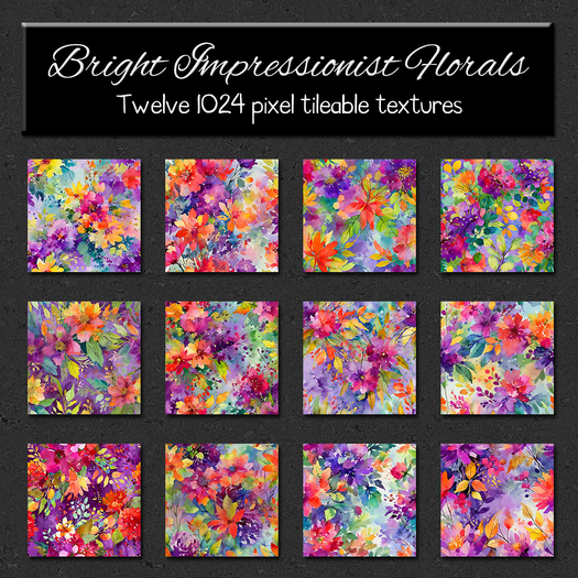 *Wallflowers* Bright Impressionist Florals