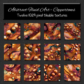 *Wallflowers* Abstract Fluid Art - Coppertones