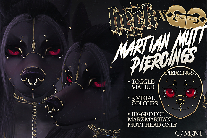 :heck: x GG MARTIAN MUTT PIERCINGS