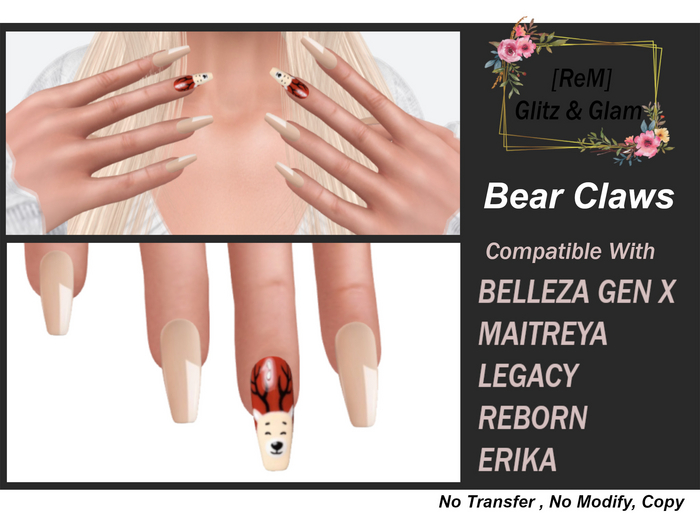 [ReM] Bear Claws Nails