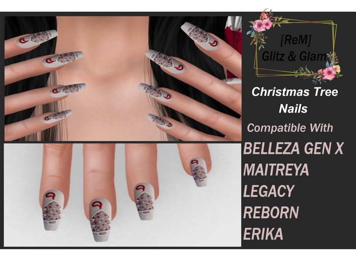 [ReM] Christmas Tree Nails