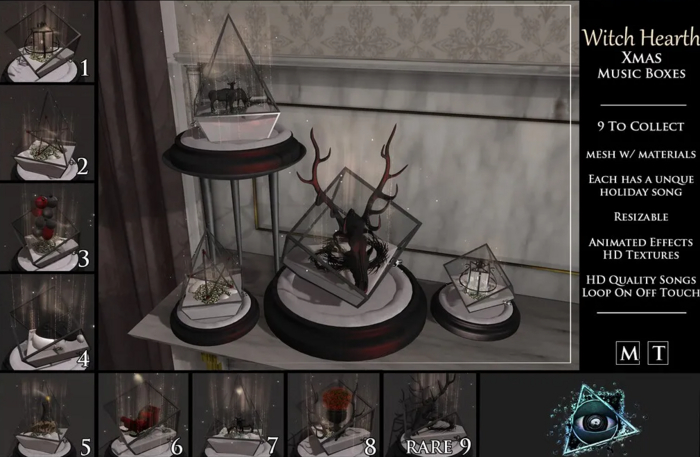 9 RARE_3rd Eye_Hearth Cloche Xmas MB_Light