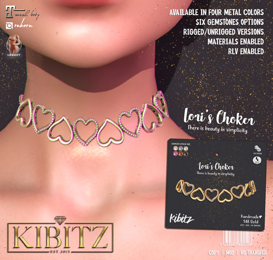 Kibitz - Lori's choker - copper