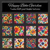 *Wallflowers* Happy Boho Garden