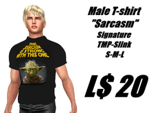 Sarcasm-Mesh Men's Shirt