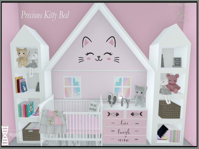 Precious  Kitty Crib 