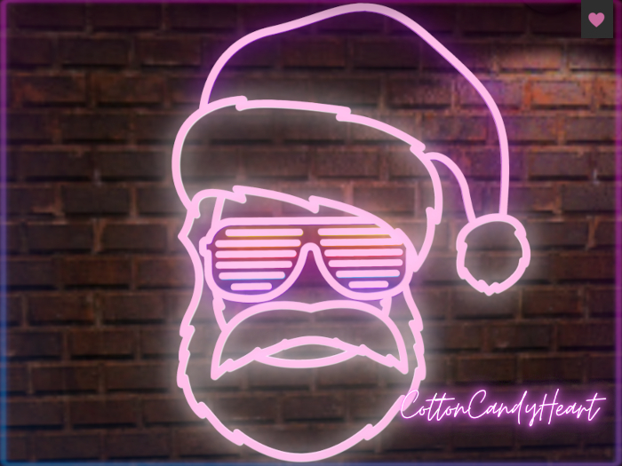 CottonCandyHeart ♥ Neon Santa