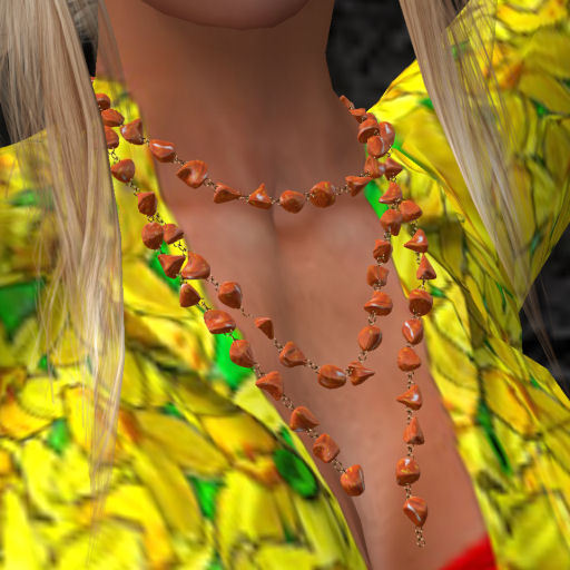 Orange ~Stone Necklace