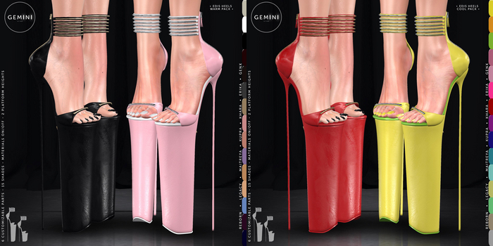 Gemini -Edis Heels- 2PACK (Add me)