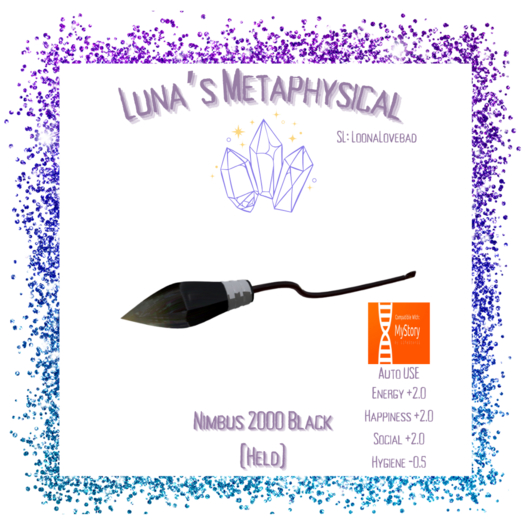 Nimbus 2000 MystoryRP Black (WEAR) Stat gain