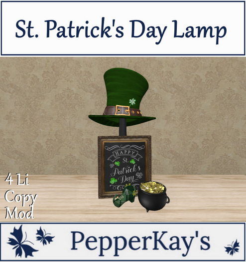 [PK] St Patrick's Day Lamp (BOXED)