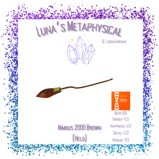 Nimbus 2000 MystoryRP Brown (WEAR) Stat gain