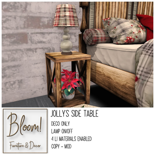 Bloom! - Jolly's Side Table  (ADD)