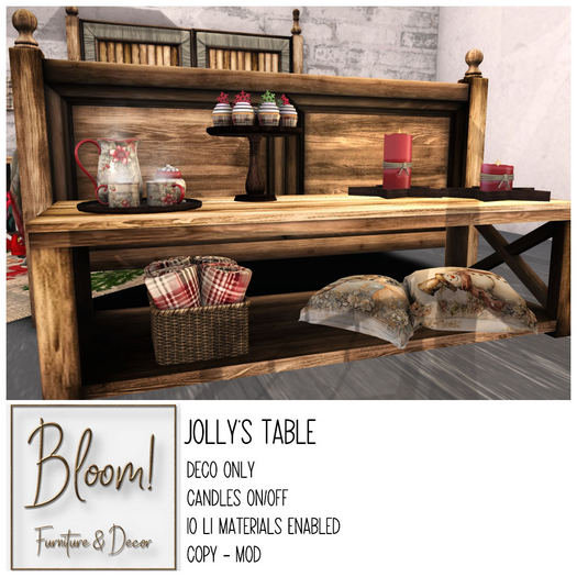 Bloom! - Jolly's Table  (ADD)