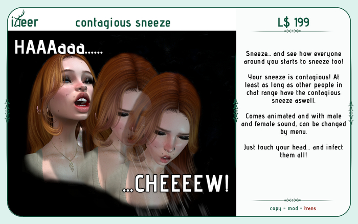 ideer >> contagious sneeze