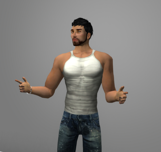 White tank top