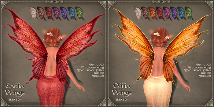 DEMO Bento Fairy Wings by Caverna Obscura