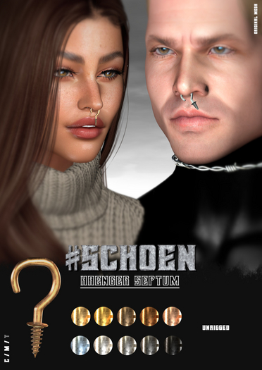 #SCHOEN - Haenger Septum - Unrigged