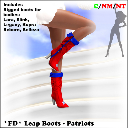 *FD* Leap Boots [Boxed] Patriots