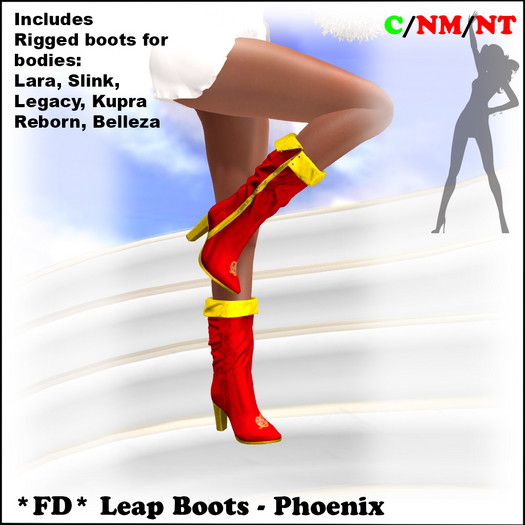 *FD* Leap Boots [Boxed] Phoenix