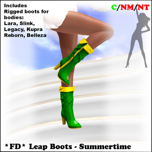 *FD* Leap Boots [Boxed] Sumemrtime