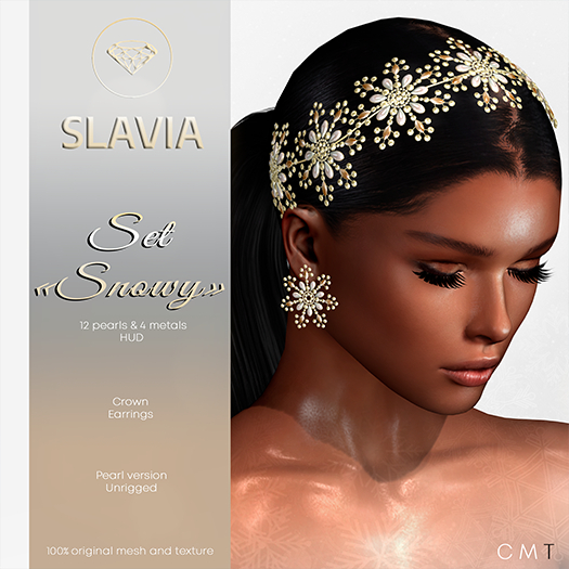 Slavia - SNOWY Set - pearl