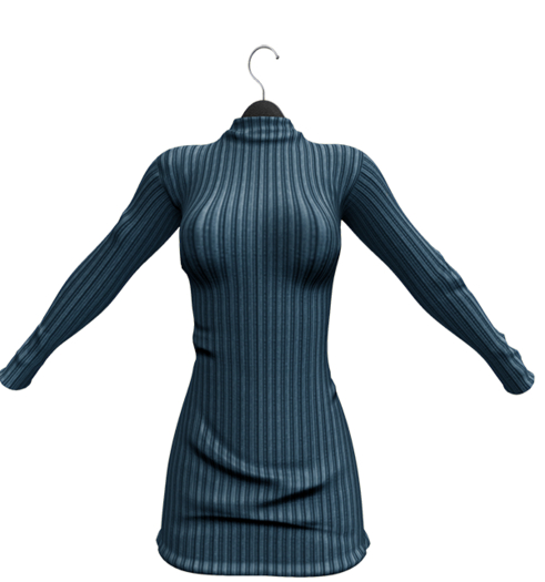 YVS COZY DRESS BLUE