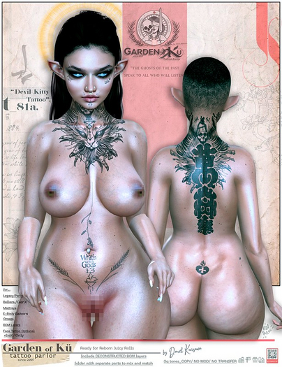 Tattoo "Devil Kitty" by GoK