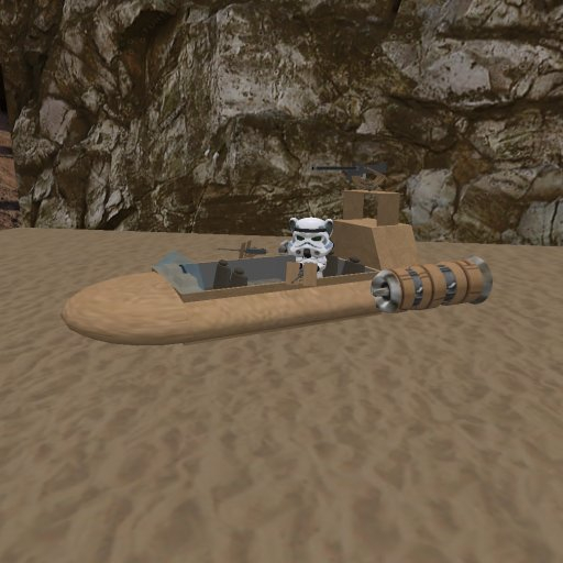 Dinkie FUR WARS - Troopspeeder 02 tan