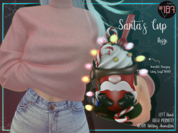 #187# Santa's Cup*Holding*