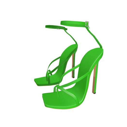 YVS B.W.A.F HEELS GREEN