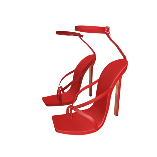 YVS B.W.A.F HEELS RED