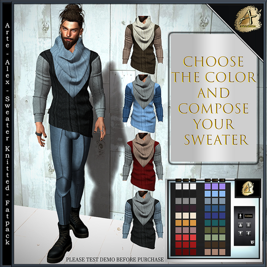 Arte - Alex - Sweater - Knitted - FATPACK