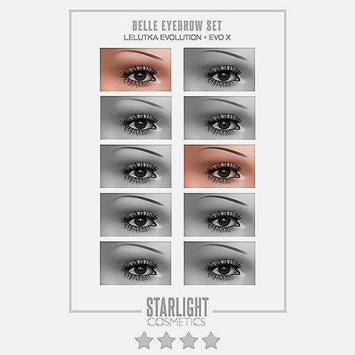 STARLIGHT. BELLE BROW PACK DEMO