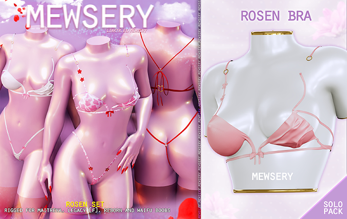 #Mewsery Rosen Bra{Rose}