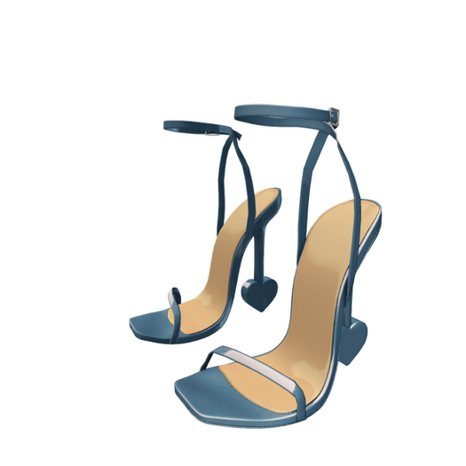 YVS JUNIPER HEEL  BLUE