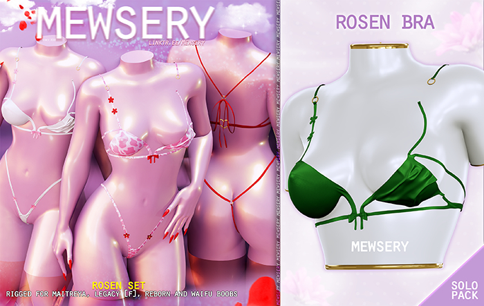 #Mewsery Rosen Bra{Emerald}