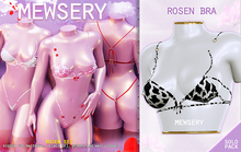 #Mewsery Rosen Bra{Cow.Noir}
