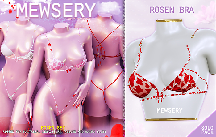 #Mewsery Rosen Bra{Cow.Ruby}